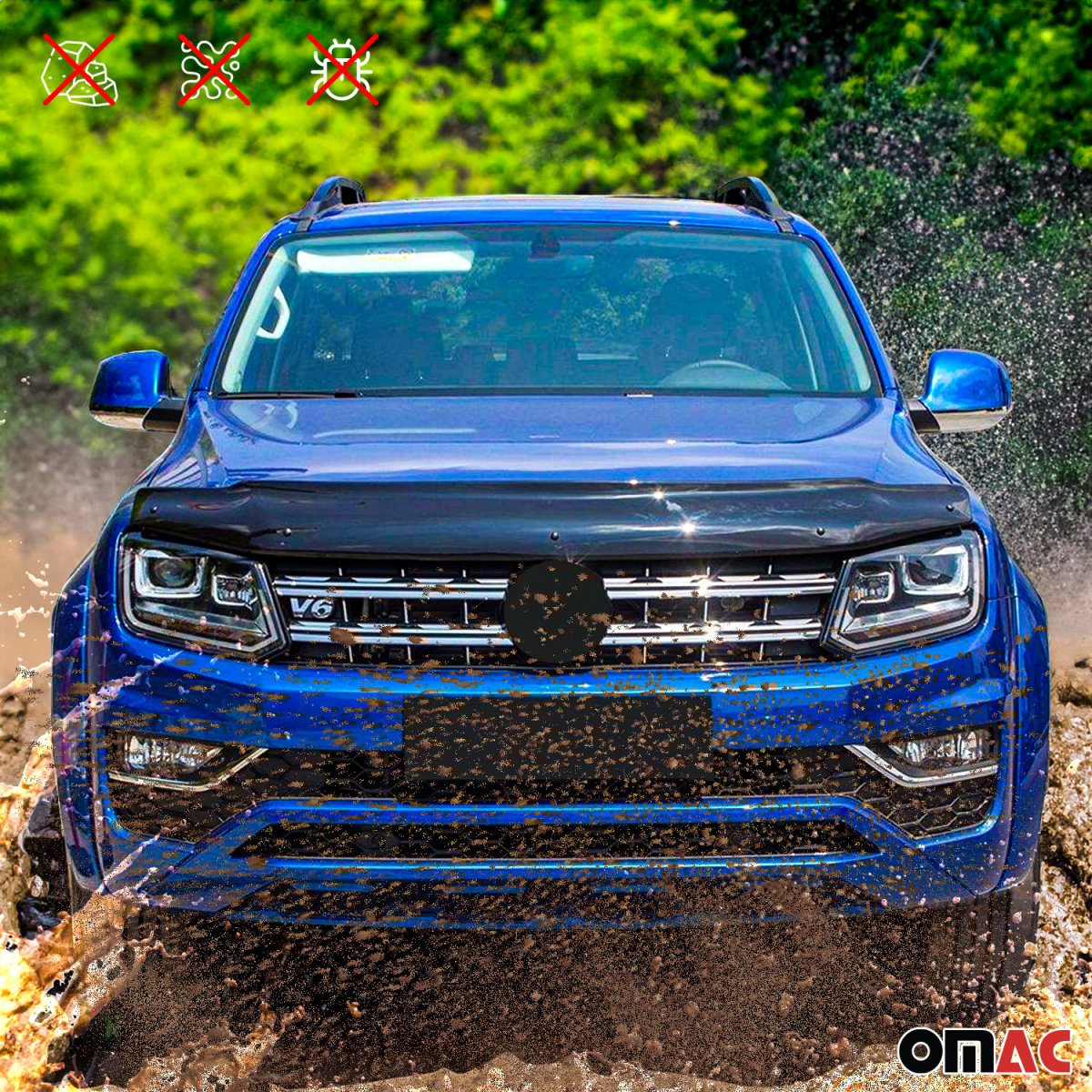 Mercedes-Benz W205 Grille - Omac - GT - Silver - '19-'21